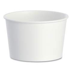 Dart Double Poly Paper Food Containers, 8 oz, 3.8" Diameter x 2.4"h, White, 50/Pack, 20 Packs/Carton (VS60802050)