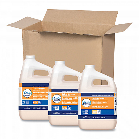 Professional Deep Penetrating Fabric Refresher, Fresh Clean, 1 gal Bottle, 3/Carton (33032CT)
