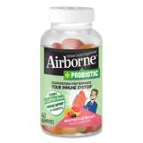 Airborne Immune Support Plus Probiotic Gummies, Assorted Fruit Flavors, 42/Bottle (97405)