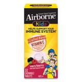Airborne Kids Immune Support Chewable Tablets, Very Berry, 32 Tablets per Box (99544)