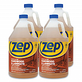 Hardwood and Laminate Cleaner, Fresh Scent, 1 gal, 4/Carton (ZUHLF128CT)