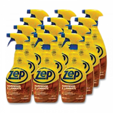 Hardwood and Laminate Cleaner, 32 oz Spray Bottle, 12/Carton (ZUHLF32CT)