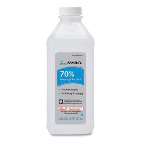Medline 70 Percent Isopropyl Alcohol by Vi-Jon, 16 oz Bottle, 12/Carton (VJO098003)