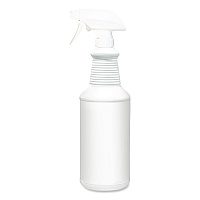 Water Only Spray Bottle, 32 oz, White, 12/Carton (05357)