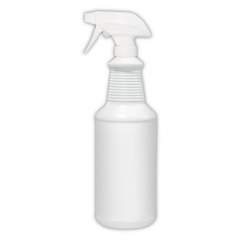 Diversey Water Only Spray Bottle, 32 oz, White, 12/Carton (05357)