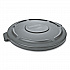 BRUTE Self-Draining Flat Top Lid, for 32 gal Round BRUTE Containers, 22.25