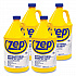 Antibacterial Disinfectant, Lemon Scent, 1 gal, 4/Carton (ZUBAC128CT)