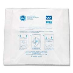 Hoover Commercial Disposable Vacuum Bags, Hepa CC1, 10/Pack (AH10363)