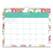 Blue Sky Day Designer Peyton Academic Wall Calendar, Floral Artwork, 11 x 8.75, White Sheets, 12-Month (July-June): 2021-2022 (107936)