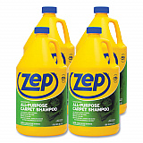 Concentrated All-Purpose Carpet Shampoo, Unscented, 1 gal Can, 4/Carton (ZUCEC128CT)