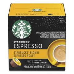 Nescafe Dolce Gusto Starbucks Coffee Capsules, Blonde Espresso Roast, 12/Box (94333BX)