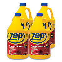 Floor Stripper, Unscented, 1 gal, 4/Carton (ZULFFS128CT)
