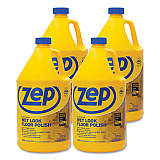 Wet Look Floor Polish, 1 gal Bottle, 4/Carton (ZUWLFF128CT)