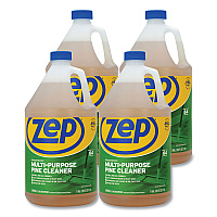 Pine Multi-Purpose Cleaner, Pine Scent, 1 gal, 4/Carton (ZUMPP128CT)