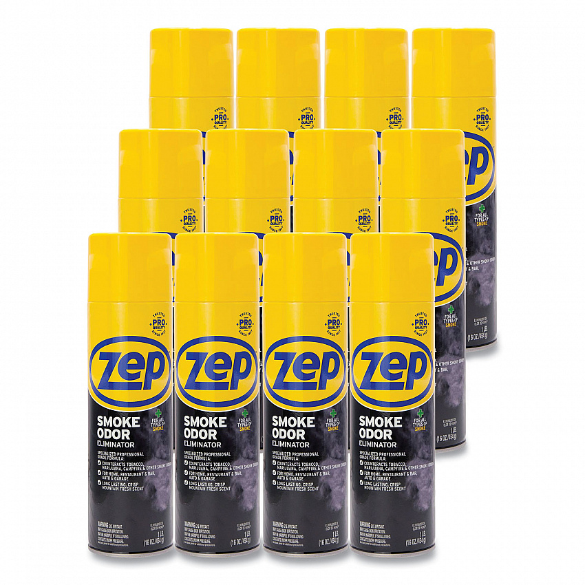 Smoke Odor Eliminator, Fresh, 16 oz, 12/Carton (ZUSOE16CT)