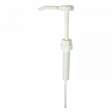 Economy Plastic Dispensing Pump, 38 mm cap fits 1 gal Bottles, White (904DZ)