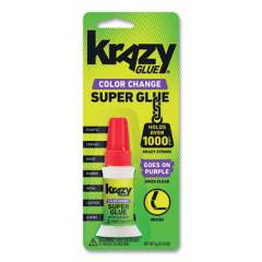Krazy Glue Color Change Brush On Glue, 0.18 oz, Dries Clear (637085)