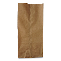 Grocery Paper Bags, 6# Size, 35# Basis Weight, 5.88" x 3.63" x 11", Kraft, 500/Bundle (GK6500)