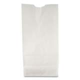 General Grocery Paper Bags, 35 lbs Capacity, #6, 6"w x 3.63"d x 11.06"h, White, 500 Bags (GW6500)