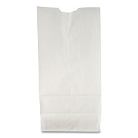 Grocery Paper Bags, 6# Size, 35# Basis Weight, 5.88" x 3.63" x 11", White, 500/Bundle (GW6500)