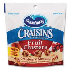 Ocean Spray Craisins Fruit Clusters, Cranberry Almond, 5 oz Resealable Bag, 12/Carton (2757051)
