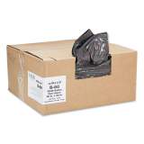 Classic Linear Low-Density Can Liners, 55 to 60 gal, 0.9 mil, 38" x 58", Black, 10 Bags/Roll, 10 Rolls/Carton (790196)