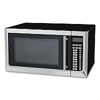 1.6 cu ft Countertop Microwave, 1,000 W, Black/Stainless Steel (MT16K3S)