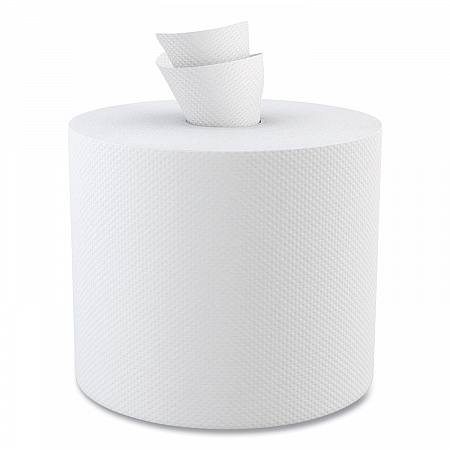 Center-Pull Hand Towels, 2-Ply, Perforated, 7.5 x 9, White, 600/Roll, 6 Rolls/Carton (6400)