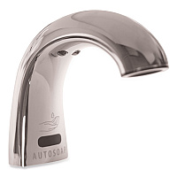 One Shot Soap Dispenser - Touch Free, Liquid, 800 mL/1,600 mL, 9.75 x 13.75 x 2.88, Polished Chrome, 4/Carton (402241CT)