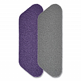 Twister Floor Pad, Crystal Shield, 17" Diameter, Gray, 2/Carton (D5934363)