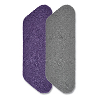 Twister Floor Pad, Crystal Shield, 17" Diameter, Gray, 2/Carton (D5934363)