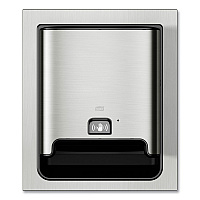 Image Design Matic Hand Towel Roll Dispenser with Intuition Sensor, In-Wall Recessed, 17.64 x 7.87 x 20.55, Stainless Steel (461223)