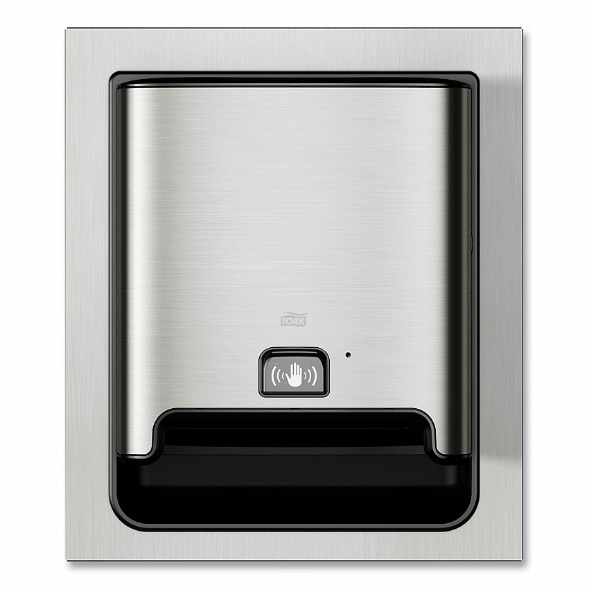 Image Design Matic Hand Towel Roll Dispenser with Intuition Sensor, In-Wall Recessed, 17.64 x 7.87 x 20.55, Stainless Steel (461223)