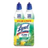 LYSOL CLEAN AND FRESH TOILET BOWL CLEANER CLING GEL, COUNTRY SCENT, 24 OZ, 2/PACK, 4 PACKS/CARTON (98015CT)