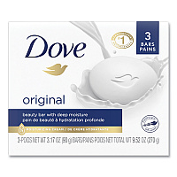 White Beauty Bar, Light Scent, 3.17 oz, 3/Pack (04090PK)
