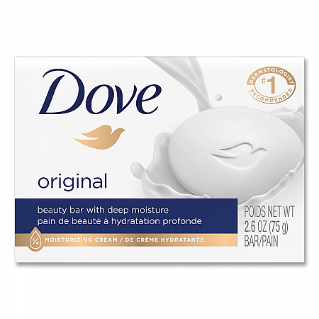 White Beauty Bar, Light Scent, 2.6 oz, 36/Carton (61073CT)