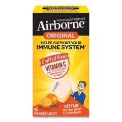Airborne Immune Support Chewable Tablet, Citrus, 96 Count (96297)