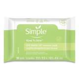 Simple Eye And Skin Care, Eye Make-Up Remover Pads, 30/Pack (27222PK)