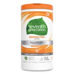 Seventh Generation Botanical Disinfecting Wipes, 8 x 7, 70 Count (22813EA)