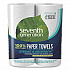 100% Recycled Paper Kitchen Towel Rolls, 2-Ply, 11 x 5.4, 140 Sheets/Roll, 2 Rolls/Pack, 12 Packs/Carton (13730)