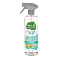 Seventh Generation Natural Glass and Surface Cleaner, Sparkling Seaside, 23 oz Trigger Spray Bottle, 8/Carton (44712CT)