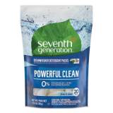 Seventh Generation Natural Dishwasher Detergent Concentrated Packs, 20/Pack, 12 Packs/Carton (22818CT)