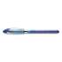 SCHNEIDER SLIDER STICK BALLPOINT PEN, 0.8MM, BLUE INK, BLUE/SILVER BARREL, 10/BOX (151103)