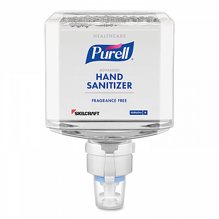 6508016941820 SKILCRAFT PURELL Healthcare Gentle and Free Foam Hand Sanitizer Refill, 1,200 mL, Unscented, 2/Box (6941820)