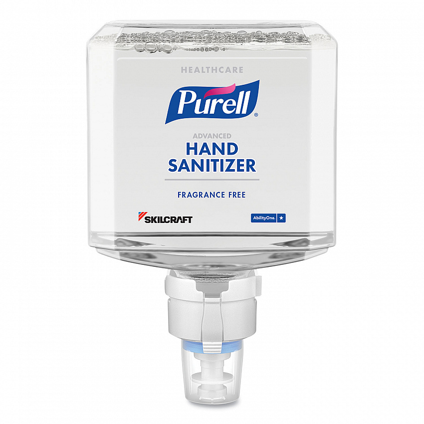 6508016941820 SKILCRAFT PURELL Healthcare Gentle and Free Foam Hand Sanitizer Refill, 1,200 mL, Unscented, 2/Box (6941820)