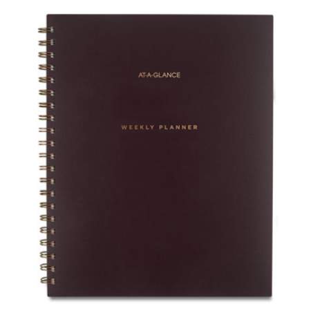 AT-A-GLANCE Signature Lite Weekly/Monthly Planner, 11 x 8.5, Maroon Cover, 12-Month (Jan to Dec): 2022 (YP905L50)
