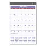 AT-A-GLANCE Repositionable Wall Calendar, 15.5 x 22.75, White/Blue/Red Sheets, 12-Month (Jan to Dec): 2022 (PM17RP28)
