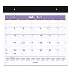 AT-A-GLANCE Repositionable Wall Calendar, 15 x 12, White/Blue/Red Sheets, 12-Month (Jan to Dec): 2022 (PM15RP28)