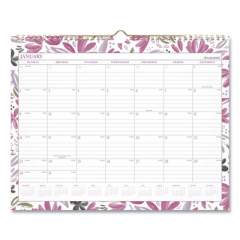 AT-A-GLANCE Badge Floral Wall Calendar, Badge Floral Formatting, 15 x 12, White/Multicolor Sheets, 12-Month (Jan to Dec): 2022 (1565F707)