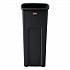 Untouchable Square Waste Receptacle, 23 gal, Plastic, Black (356988BK)